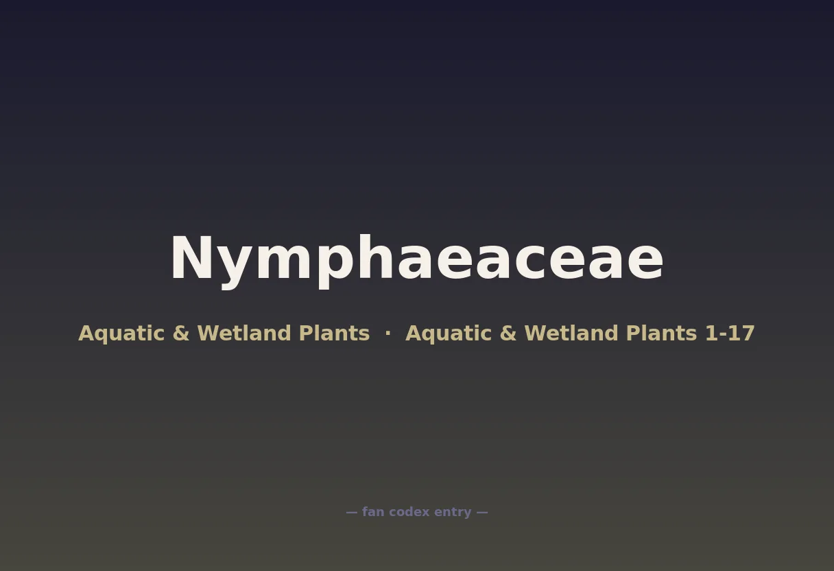 Nymphaeaceae