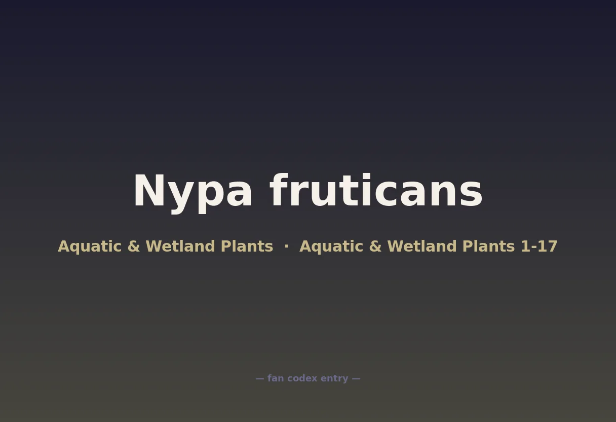 Nypa fruticans