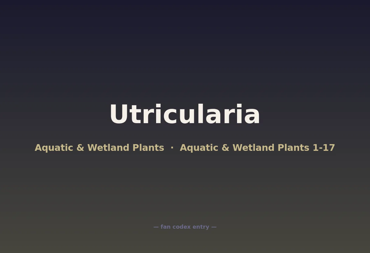 Utricularia