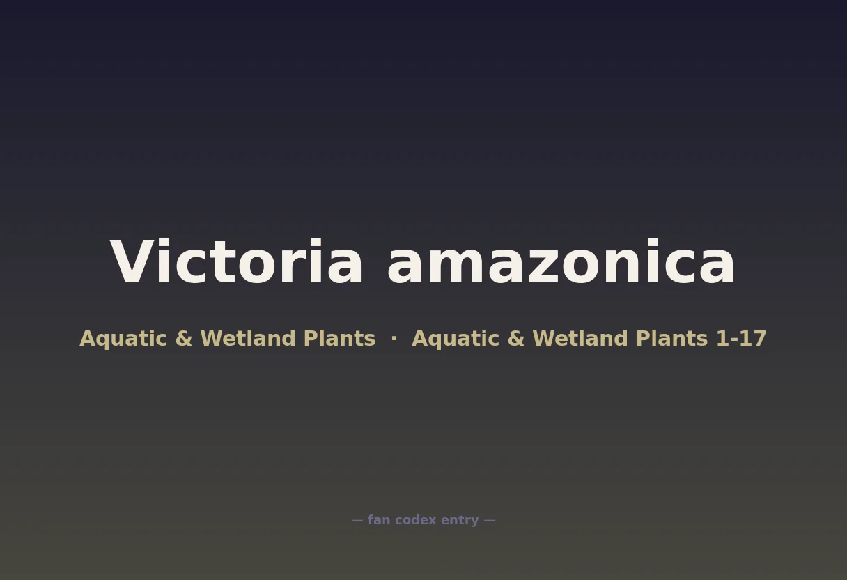 Victoria amazonica